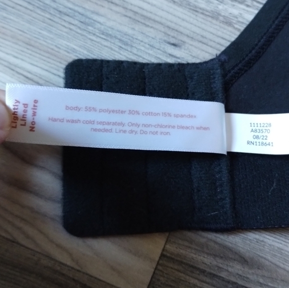 Cacique Black Lightly Lined No-Wire Bra Women's Size 50C - Picture 5 of 5